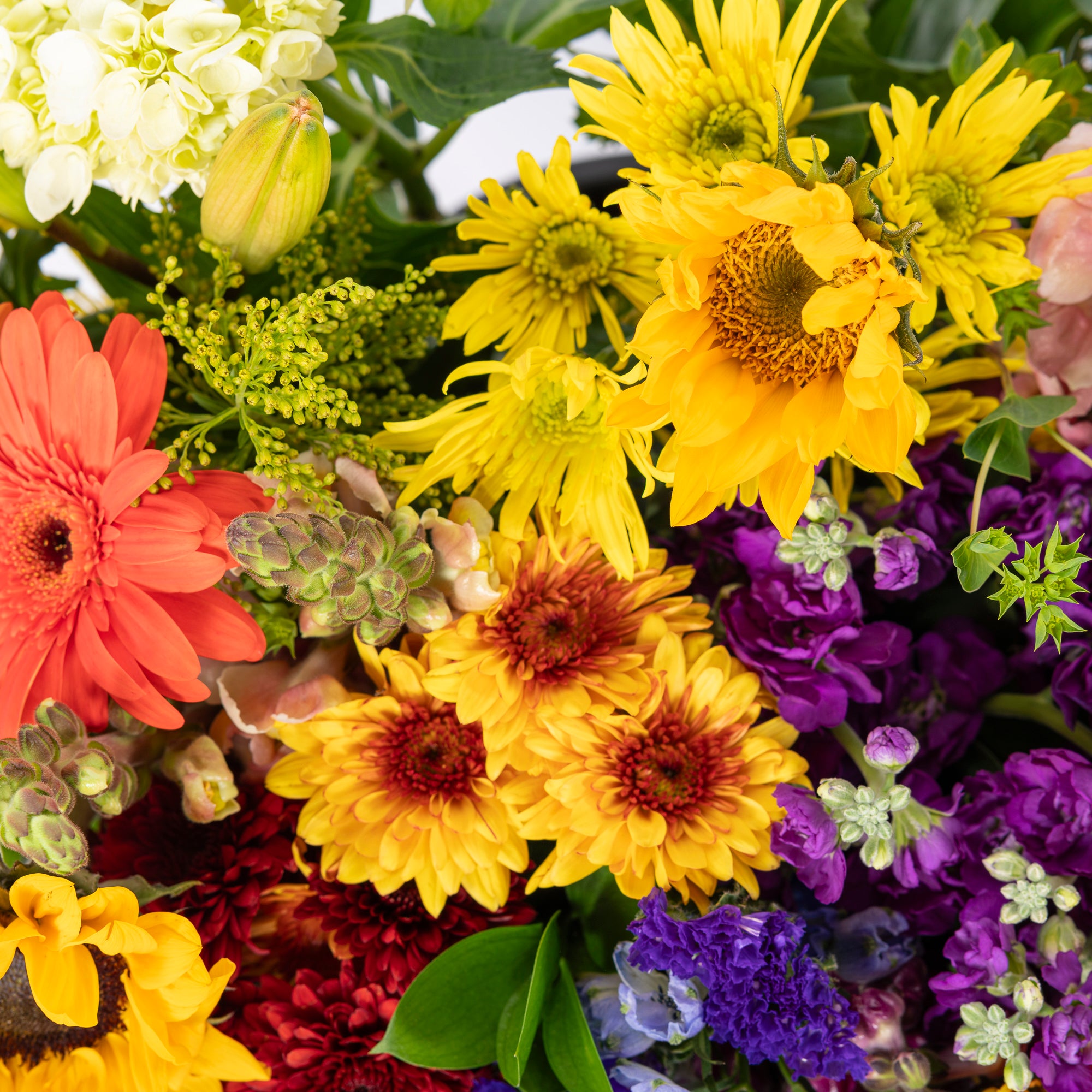 DIY Bucket of Bright Blooms